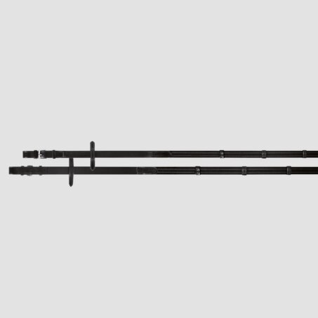 Web Sure Grip Reins with Leather Hand Grips and Stops with Buckles